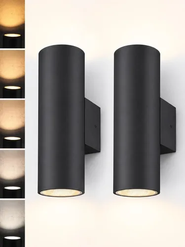 Vista 8 de LEONLITE Paquete de 2 lámparas de pared LED de 12 pulgadas 5CCT para 5 ct.