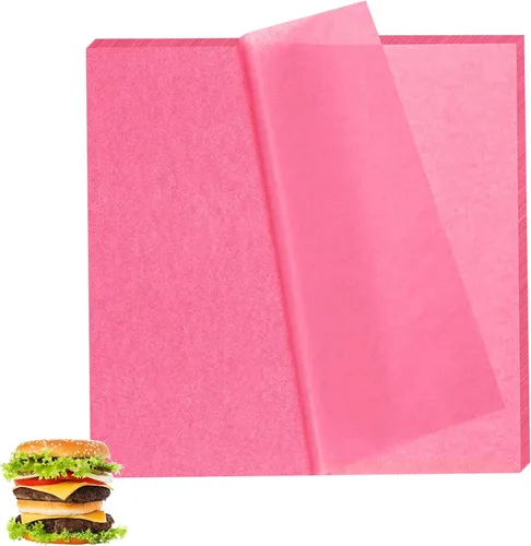 Vista 15 de 150 hojas de papel encerado navideño para alimentos, papel de delicatessen para envolver sándwiches, envolturas para dulces y galletas, forros