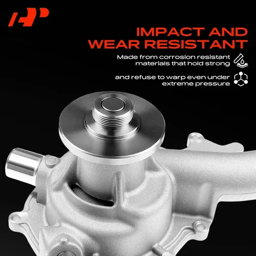 Vista 5 de Kit de bomba de agua para motor A-Premium con junta Compatible con Ford Explorer 02-05, Explorer Sport Trac, Mustang 05-10, Ranger 01-11 y Mazda