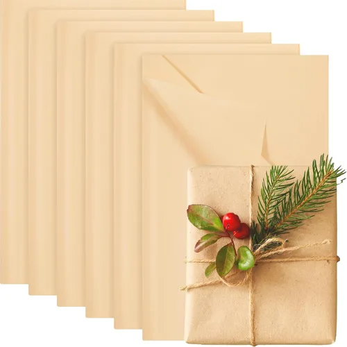 Vista 44 de Qilery - 500 hojas de papel de seda negro a granel para bolsas de regalo de 15 x 20 pulgadas, sin ácidos, para regreso a clases, papel de regalo
