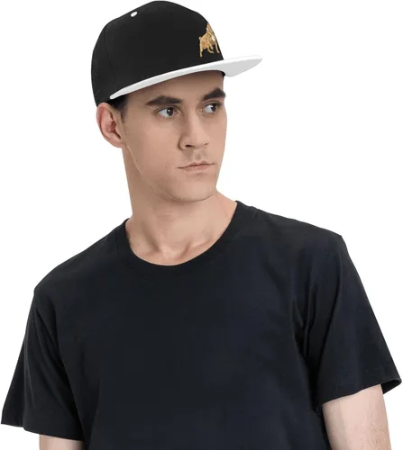 Vista 9 de American Bully - Gorra de béisbol clásica con cierre de Snapback, estilo hip hop y factura plana ajustable