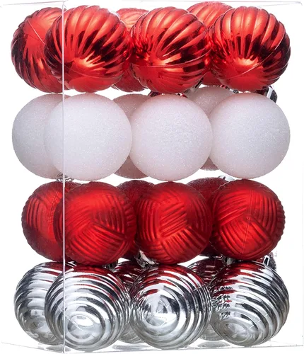 Vista 48 de Valery Madelyn - Juego de 24 adornos de Navidad para árbol de 2.36 pulgadas cobre dorado