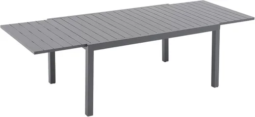 Vista 16 de Soleil Jardin Mesa de Comedor Extensible de Aluminio para Patio, 63" - 105", Mesa Rectangular Ajustable para Interiores y Exteriores con Superficie