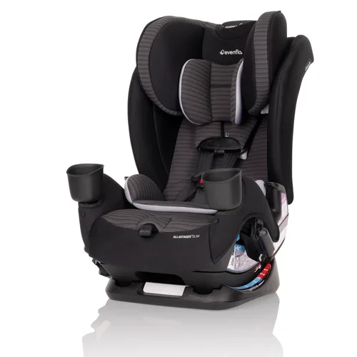 Vista 10 de Evenflo All4Stages - Asiento convertible delgado 4 en 1 para automóvil (gris balduino)