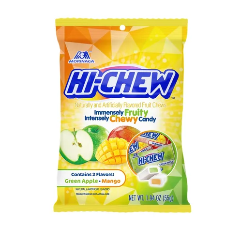 Vista 20 de HI-CHEW Mezcla Superfruit, 3.17 oz, 6 piezas, sin gluten, elaborada con sabores de frutas naturales y artificiales
