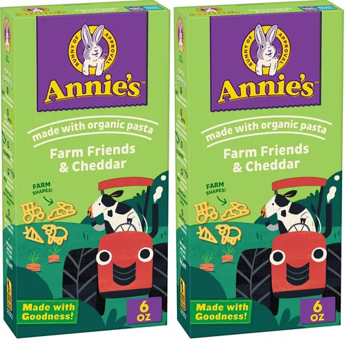 Vista 19 de Conchas de Annie's y Cheddar Añejo Real, hecho con pasta orgánica y queso real, 6 onzas