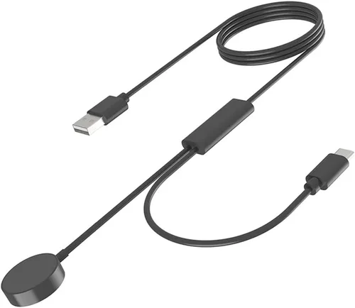Vista 5 de Cargador 2 en 1 para Fossil Gen 6/Gen 5/Gen 4 Venture, cable de carga para reloj inteligente