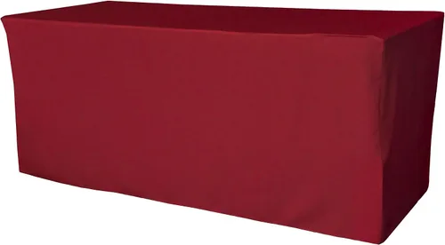 Vista 38 de LA Linen Mantel ajustable de popelina de poliéster, 96.2 in de largo x 30.0 in de ancho x 76.2