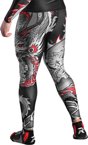 Vista 78 de Roar MMA - Pantalones de compresión para entrenamiento de gimnasio