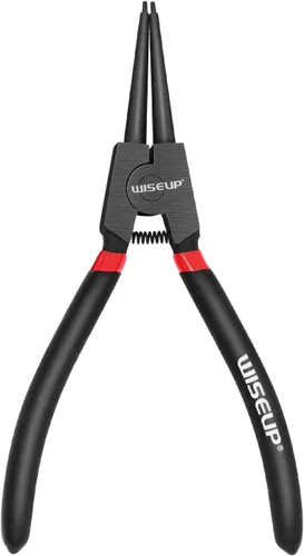 Vista 9 de WISEUP Juego de alicates de anillo a presión, 4 piezas de 7 pulgadas, kit de alicates de circlip interno/externo de 7 pulgadas, puntas de mandíbula