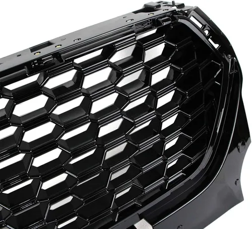 Vista 3 de Dreamseek Parrilla delantera para parachoques para Ford Escape 2017, 2018 y 2019 S SE SEL EcoBoost Titanium, diseño de malla de panal