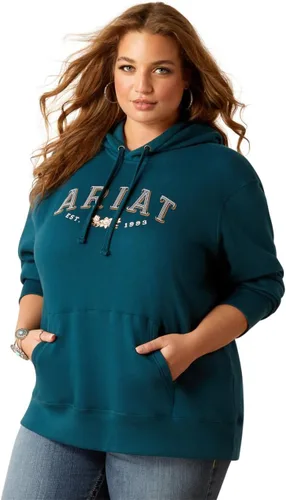 Vista 2 de Ariat Sudadera con capucha para mujer, Azul Marino Eclipse