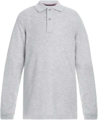 Vista 2 de Tommy Hilfiger Camisa de manga larga con cuello polo de piqué para niños