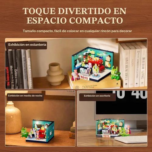 Vista 2 de Lumibricks Juego de construcción de iluminación de caja de juguete, 426Pcs