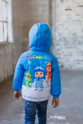 Vista 3 de CoComelon JJ Cody Nico - Abrigo de invierno de moda con cremallera para bebé