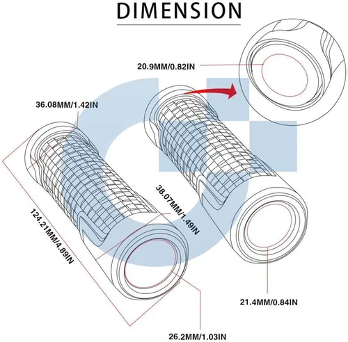 Vista 3 de Para XJ6DIVERSION XJ6 XJ6N Diversion 2009 2010 2011 2012-2015 Manillar de motocicleta Agarraderas de manillar extremos tapas tapón deslizante