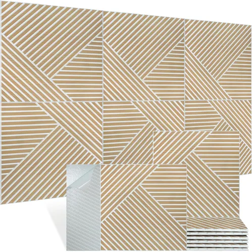 Vista 11 de Paneles acústicos, paquete de 6 paneles de pared insonorizados de 23.6 x 23.6 x 0.4 pulgadas, paneles de pared acústicos decorativos, paneles