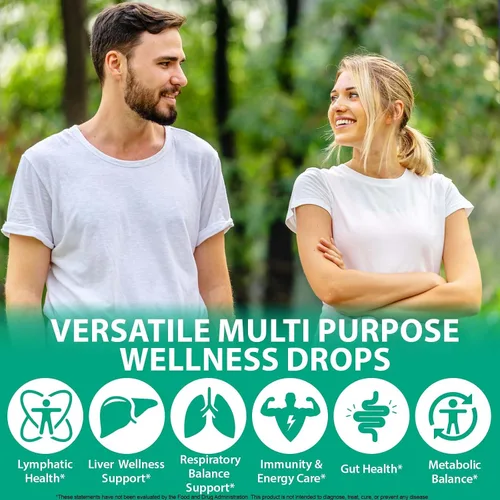 Vista 5 de FANSHI 2 gotas de drenaje linfático – Fórmula botánica avanzada con 16 hierbas y suministro liposomal – Apoya la salud inmunológica – Máxima