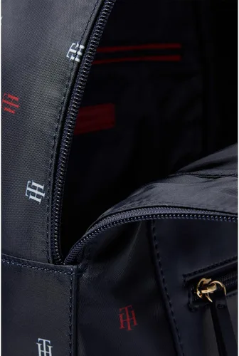 Vista 4 de Tommy Hilfiger Alexis II Smalldome Mochila Serif Critter Nylon, Tommy Azul marinoTommy RojoMarfil, Alexis Ii Smalldome Mochila Serif Critter Nylon