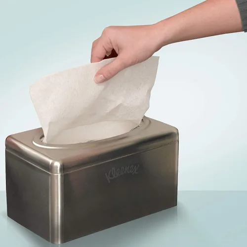 Vista 3 de Kimberly-Clark Professional, cubierta para toallas Kleenex, 09924, caja de acero inoxidable
