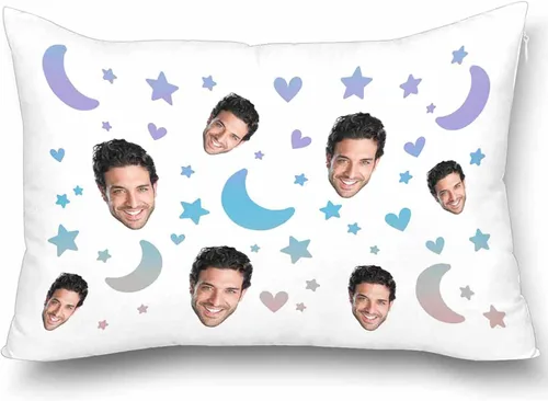 Vista 18 de Funda de almohada con foto personalizada, regalos para la familia, fotos personalizadas, fundas de almohada decorativas personalizadas, regalos