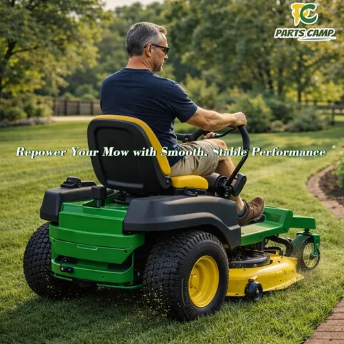 Vista 7 de Parts Camp Paquete de 3 montajes de husillo de plataforma de cortacésped AM144377 para John Deere X500 X300 Z425 LT133, reemplazo AM135349 AM131680