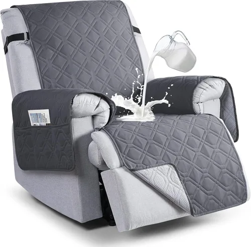 Vista 16 de VANSOFY Fundas 100% impermeables para sillas reclinables, funda antideslizante para silla reclinable para perros, protector de muebles, funda