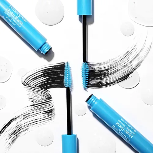 Vista 6 de Neutrogena Hydro Boost - Máscara de pestañas enriquecida con ácido hialurónico hidratante, vitamina E y queratina para pestañas secas o quebradizas