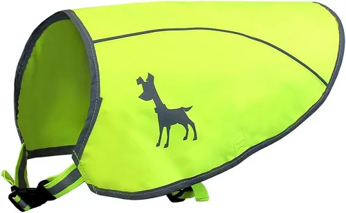 Vista 9 de Alcott Visibility - Chaleco para perro con ribete reflectante, talla S, naranja neón, APL ES SM DV NO Anaranjado Neón