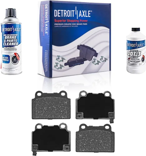 Vista 19 de Detroit Axle - Pinza de disco del lado del acompañante + pastillas de freno de cerámica de repuesto para Lexus HS250H Toyota RAV4 Prius V Scion xB