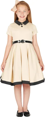 Vista 3 de BlackButterfly Vestido para niñas "Lucy" vintage Clarity 50, Negro