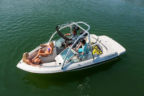 Vista 6 de Monster Tower MT1 Wakeboard Tower - Doble cabecera, plegable, soportes de liberación rápida, remolque giratorio, aluminio anodizado resistente a