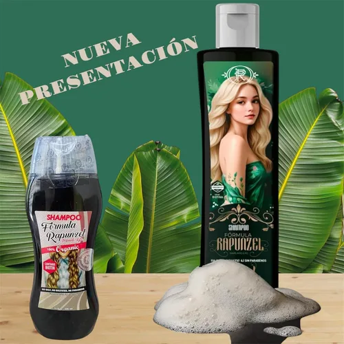Vista 3 de Champú Crecimiento Rápido Cabello 2.0 in x Mes Stop Hair Loss Crecimiento Rpido ORIGINAL! Aroma cítrico (Bergamota), sin parabenos, Unisex Adultos