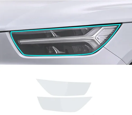 Vista 2 de NaKeah Película protectora de faros delanteros de coche para V-olvo XC40 2019 2020 Película protectora transparente para faros delanteros