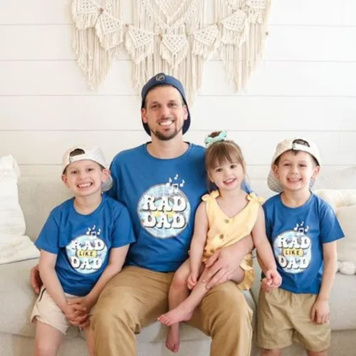 Vista 4 de Unique Baby Camiseta del Día del Padre Best Dad Ever