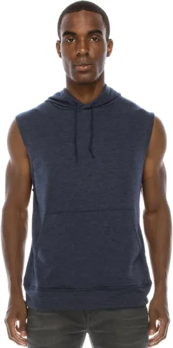 Vista 10 de JC DISTRO Sudadera con capucha hecha en Estados Unidos para hombre, ligera, suave, sin mangas