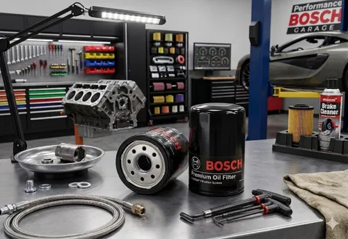 Vista 2 de BOSCH Filtro de aceite de alta calidad 3300 con tecnología de filtración FILTECH, compatible con Chevrolet, Ford, Honda, Infiniti, Kia, Mazda