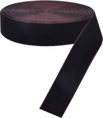 Vista 81 de Chenkou Craft 5 yardas de cinta de terciopelo para decoración navideña y embalaje artesanal