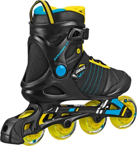 Vista 2 de Patines en línea Pacer Explorer, ideales para uso en interiores o exteriores.