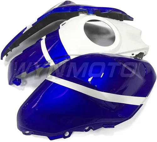 Vista 6 de Kit de carenados negro azul brillante apto para Yamaha YZF-R3 R25 2015 2016 R25 R3 15 16 ABS molde de inyección de plástico motocicleta carrocería