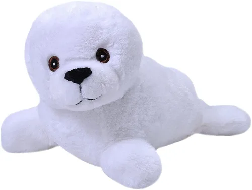 Vista 21 de Wild Republic EcoKins Elefante Africano Animal de Peluche de 12 pulgadas, regalos ecológicos para niños, juguete de peluche, hecho a mano con 16