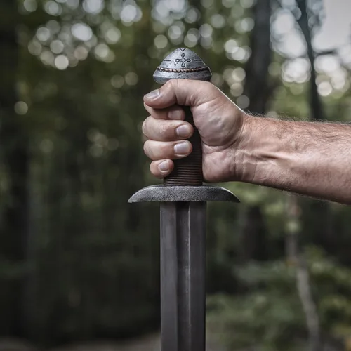 Vista 25 de Norse Tradesman Espada vikinga de acero para primavera