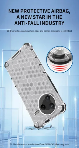 Vista 3 de Funda compatible con Vivo iQOO Neo 4G V1914A, compatible con Vivo S1 4G 1907 protección de cámara anticaída, PC duro + TPU, funda de teléfono 2