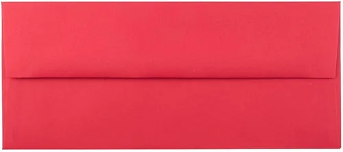 Vista 11 de JAM PAPER Sobres de invitación de colores A1 de 4 barras - 3 5/8 x 5 1/8 - Rojo reciclado - 100