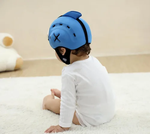 Vista 11 de Mambobaby - Casco de seguridad para bebé, transpirable, protector de cabeza de bebé para gatear, caminar, ultraligero, suave y ajustable, adecuado