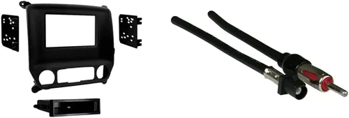 Vista 3 de Metra Electronics 99-3014G Kit de montaje personalizado ISO DIN con bolsillo o radio doble DIN Disposición incl.: Panel de ajuste de radio/soportes