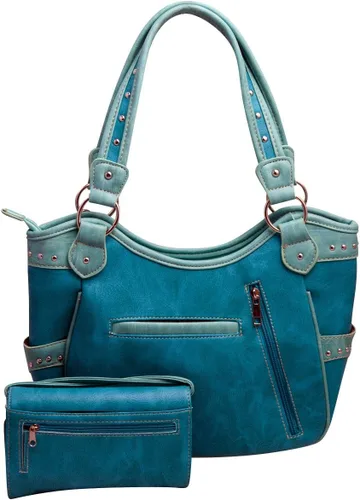 Vista 3 de HW Collection Juego de cartera de hombro con diseño de mariposa para mujer