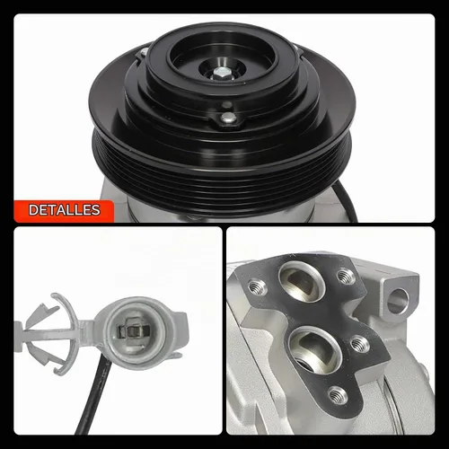 Vista 9 de A-Premium Compresor de A/C con embrague - Compatible con 158386 - Compatible con Toyota Corolla 1.8L 2003-2008, Matrix 1.8L 2003-2008
