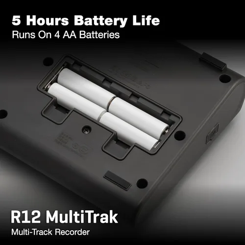 Vista 5 de Zoom R12 MultiTrak Grabadora Digital Portátil y Superficie de Control 2 entradas Xlr y Trs, graba 2/reproduce 8 pistas, interfaz de audio USB-C