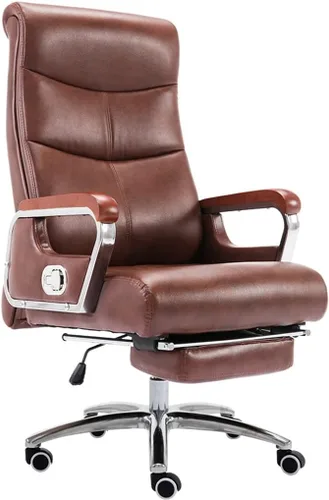 Vista 8 de Silla ejecutiva, silla de escritorio para computadora para personas pesadas, silla reclinable de gran angular, silla de juegos cómoda, silla